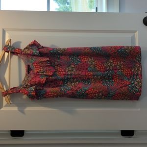 Cute lightweight summer dress with ruffle top